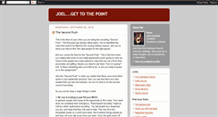 Desktop Screenshot of joelspoint.blogspot.com