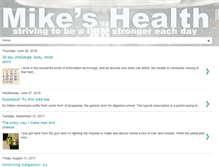 Tablet Screenshot of mikeshealthmag.blogspot.com