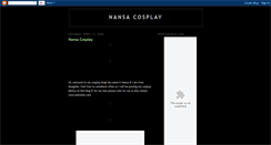 Desktop Screenshot of nansacosplay.blogspot.com