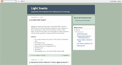 Desktop Screenshot of lightsnacks.blogspot.com