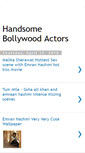 Mobile Screenshot of handsomebollywoodactors.blogspot.com