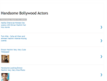 Tablet Screenshot of handsomebollywoodactors.blogspot.com