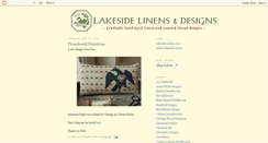 Desktop Screenshot of lakesidelinens.blogspot.com