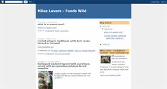 Desktop Screenshot of foodswild.blogspot.com