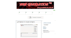 Desktop Screenshot of newgeneration08.blogspot.com