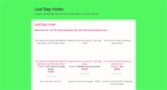 Desktop Screenshot of leafbagholdershopping.blogspot.com