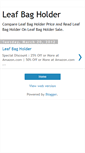 Mobile Screenshot of leafbagholdershopping.blogspot.com