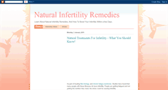 Desktop Screenshot of naturalinfertilityremedies.blogspot.com