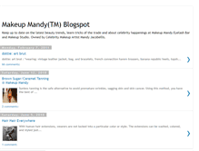 Tablet Screenshot of makeupmandy.blogspot.com
