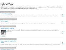 Tablet Screenshot of hybrid-vigor.blogspot.com