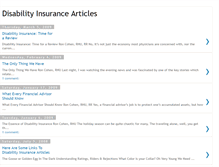 Tablet Screenshot of disabilityinsurncearticles.blogspot.com