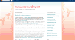 Desktop Screenshot of costume-soubrette.blogspot.com