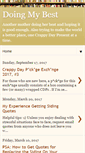 Mobile Screenshot of amdoingmybest.blogspot.com