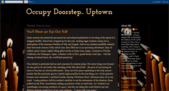 Desktop Screenshot of occupydoorstep.blogspot.com