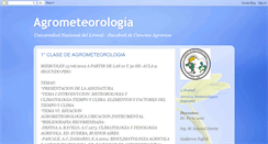 Desktop Screenshot of agrometeorologiafca.blogspot.com