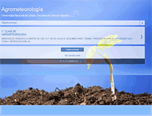 Tablet Screenshot of agrometeorologiafca.blogspot.com