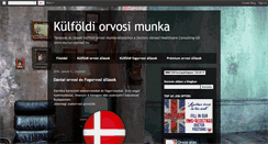 Desktop Screenshot of kulfoldiorvosimunka.blogspot.com
