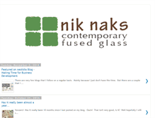 Tablet Screenshot of niknaksfusedglass.blogspot.com