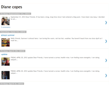 Tablet Screenshot of dianecopes.blogspot.com