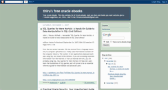 Desktop Screenshot of free-oracle-ebooks.blogspot.com