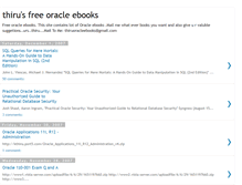 Tablet Screenshot of free-oracle-ebooks.blogspot.com