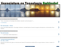 Tablet Screenshot of lic-tecnologia-ambiental.blogspot.com