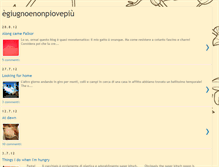 Tablet Screenshot of egiugnoenonpiovepiu.blogspot.com