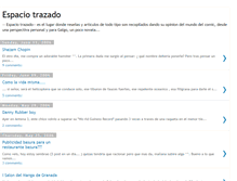 Tablet Screenshot of espaciotrazado.blogspot.com