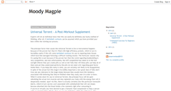 Desktop Screenshot of moodymagpie13.blogspot.com