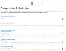 Tablet Screenshot of competencias-profesionales.blogspot.com