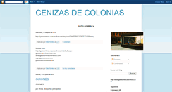 Desktop Screenshot of cenizasdecolonias.blogspot.com