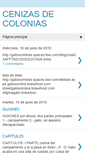 Mobile Screenshot of cenizasdecolonias.blogspot.com