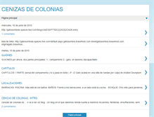 Tablet Screenshot of cenizasdecolonias.blogspot.com