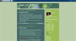 Desktop Screenshot of oprojetoverao2010.blogspot.com