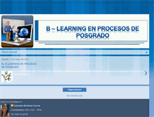 Tablet Screenshot of blearning-procesos-posgrado.blogspot.com