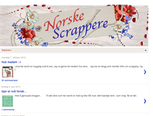 Tablet Screenshot of norskescrappere.blogspot.com