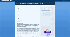 Desktop Screenshot of lefonctionnementdelabourse.blogspot.com