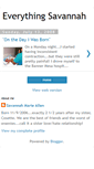 Mobile Screenshot of everythingsavannah.blogspot.com