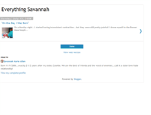 Tablet Screenshot of everythingsavannah.blogspot.com