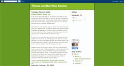 Desktop Screenshot of fitnessandnutritionreview.blogspot.com