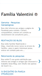 Mobile Screenshot of genealogiavalentini.blogspot.com
