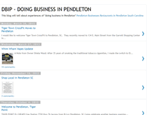 Tablet Screenshot of pendletonscshopping.blogspot.com