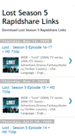 Mobile Screenshot of lost5thseasonlinks.blogspot.com