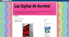 Desktop Screenshot of lascajitasdeaurelia.blogspot.com