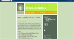 Desktop Screenshot of electronepodcasting.blogspot.com
