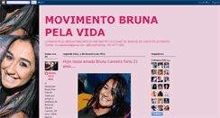 Desktop Screenshot of brunapelavida.blogspot.com