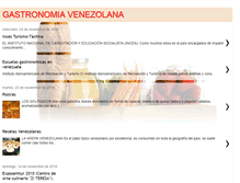 Tablet Screenshot of gastronomia-venezolana.blogspot.com