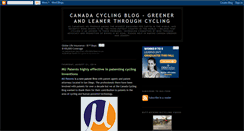 Desktop Screenshot of canadabike.blogspot.com