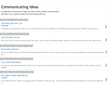 Tablet Screenshot of communicatingideas.blogspot.com