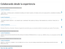 Tablet Screenshot of desdelaexperiencia.blogspot.com